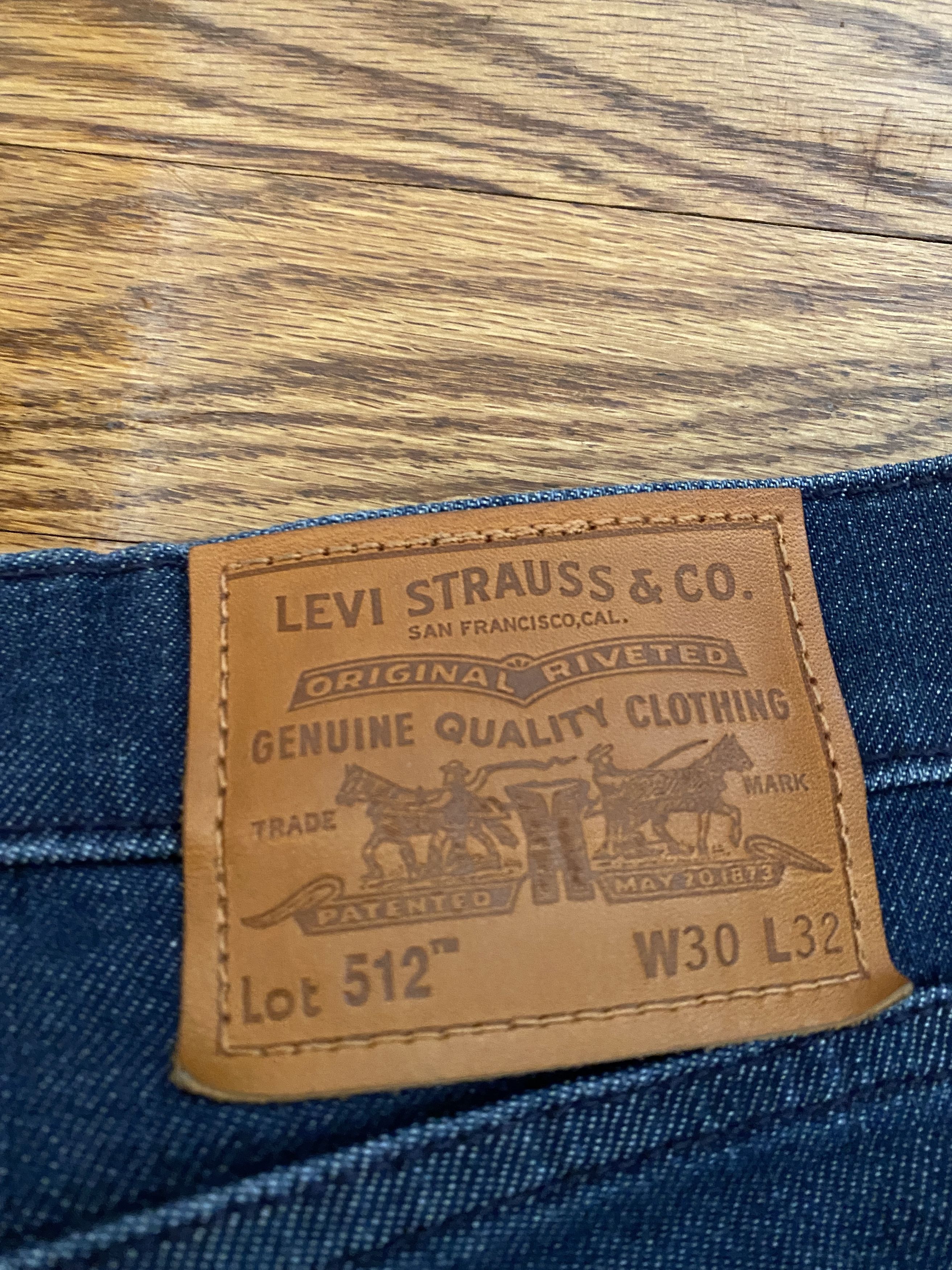 Levi's Levi's Premium 512 Dark Wash Blue 30x32 Size US 30 / EU 46 - 5 Preview