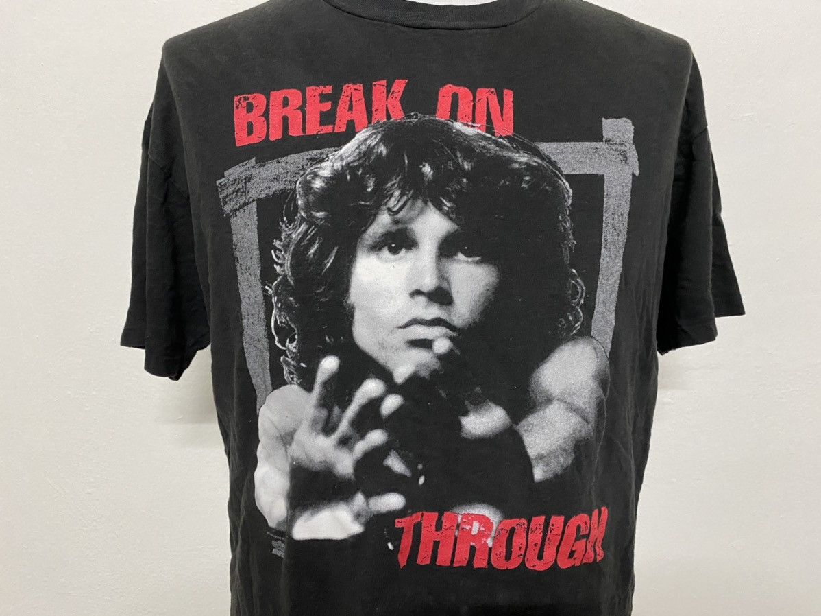 Band Tees × Vintage vintage the doors jim morrison break on through tshirt Size US XL / EU 56 / 4 - 5 Thumbnail