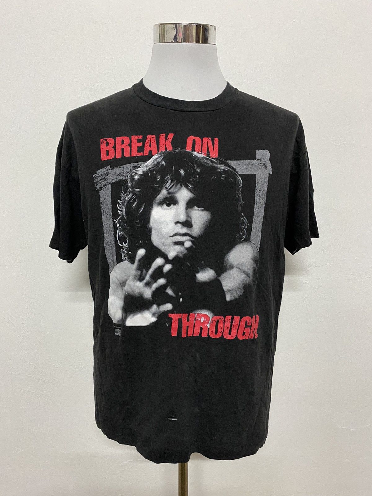 Band Tees × Vintage vintage the doors jim morrison break on through tshirt Size US XL / EU 56 / 4 - 1 Thumbnail