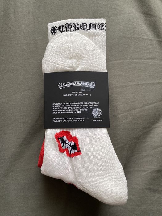 Chrome Hearts Chrome Hearts Matty Boy Chomper Socks (3 PACK) | Grailed