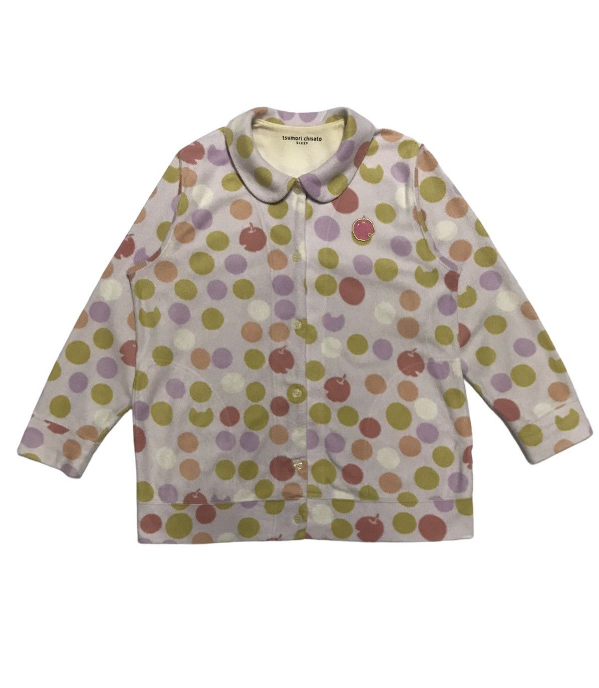 Tsumori Chisato Tsumori Chisato Sleep Polka Dot Boiled Wool Jacket Size US M / EU 48-50 / 2 - 2 Thumbnail