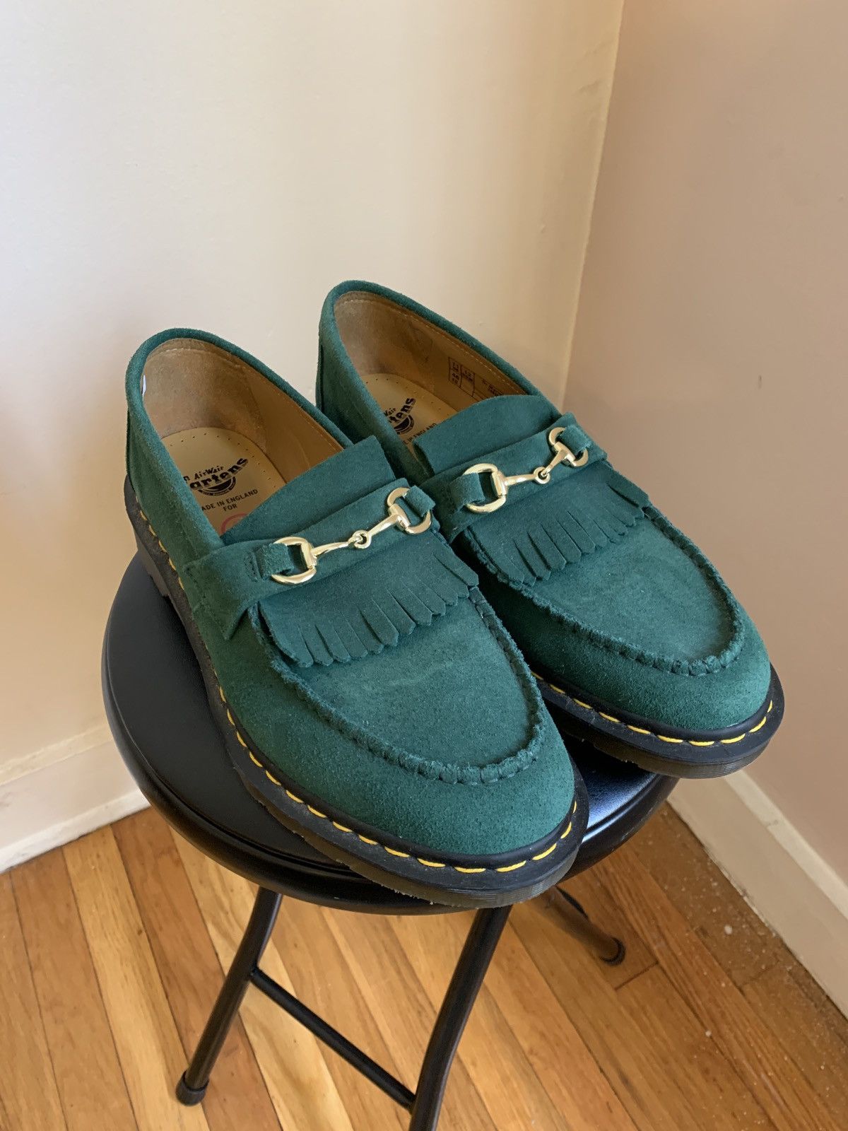 Dr. Martens United Arrows x Dr. Martens Suede Snaffle Loafer Grailed