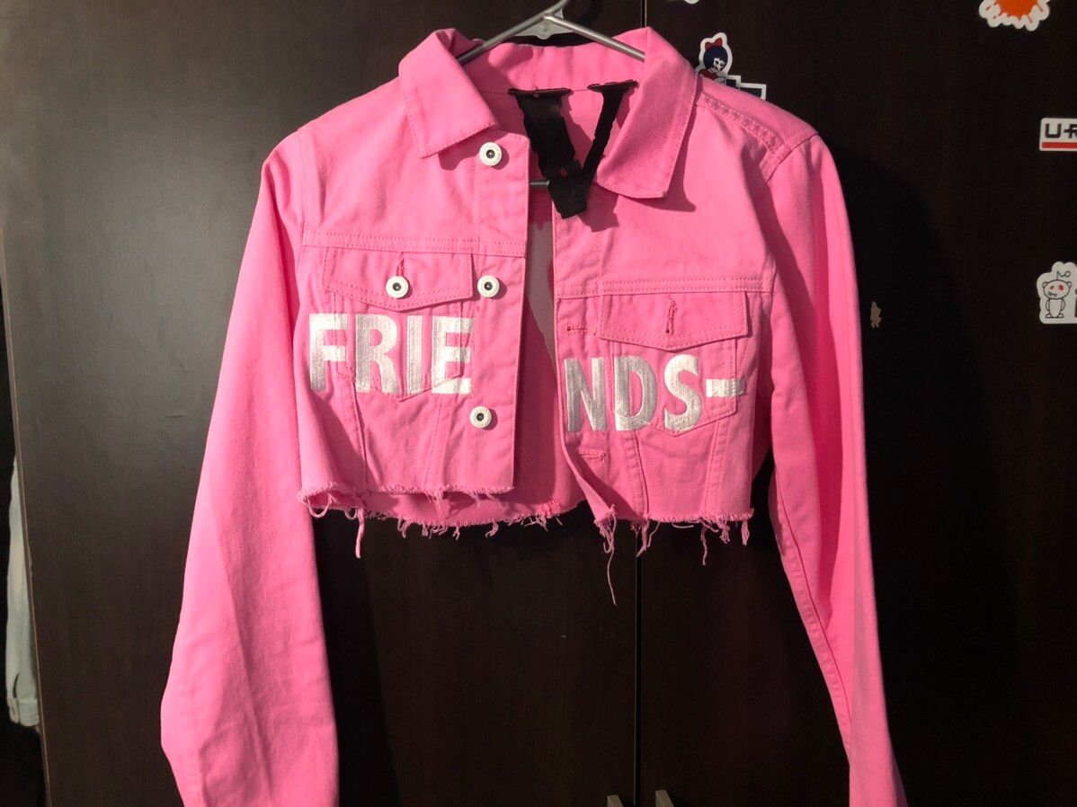 Vlone Vlone Pink Jean Jacket Size US M / EU 48-50 / 2 - 1 Preview