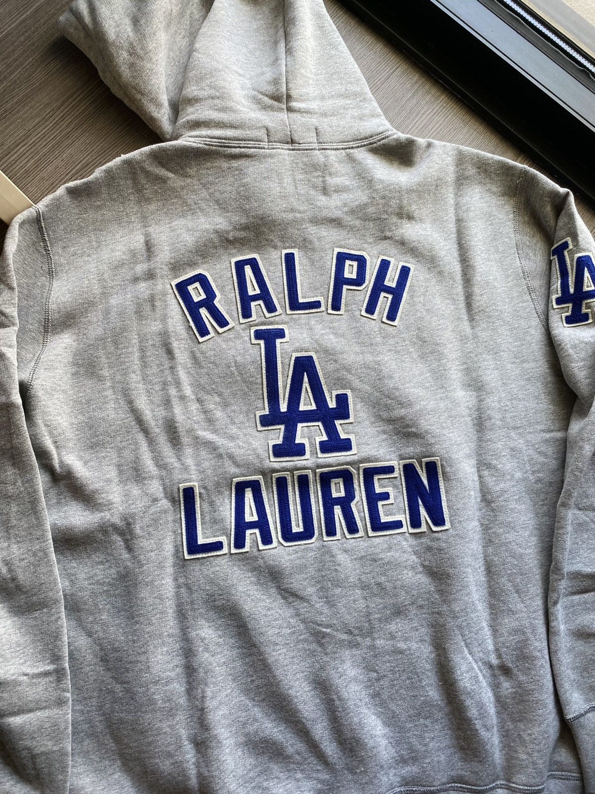 Polo Ralph Lauren LA Dodgers Popover Hoody Grey