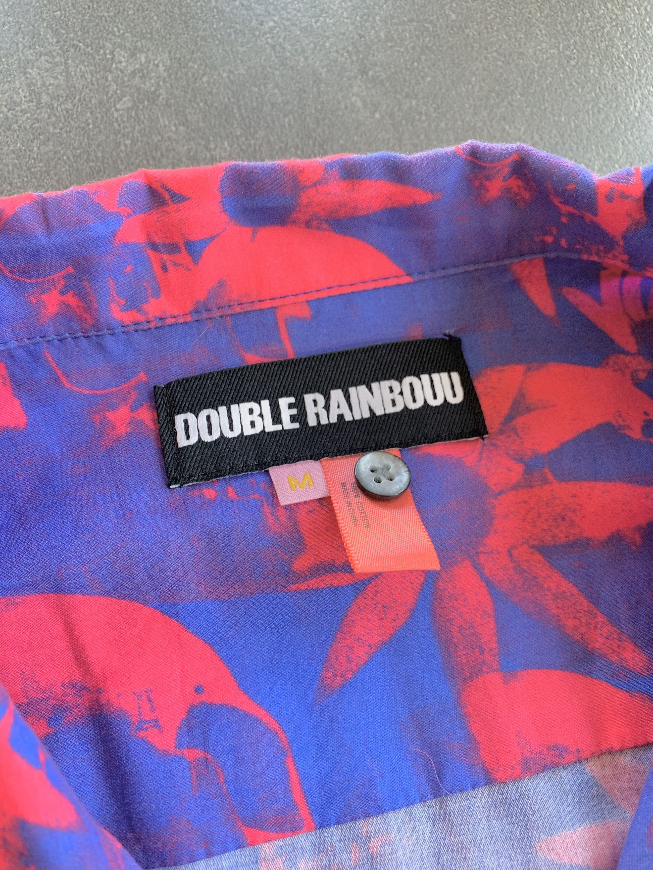 Double Rainbouu Skull Flower Shirt Size US M / EU 48-50 / 2 - 2 Thumbnail