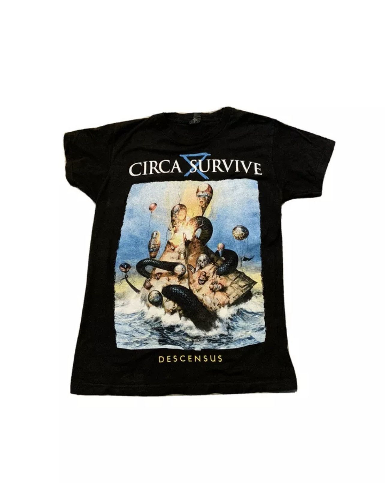Band Tees Circa Survive Descensus Goth Punk Alternative Rock TShirt