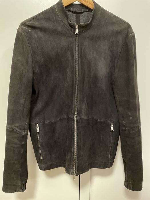 Theory suede hotsell jacket mens