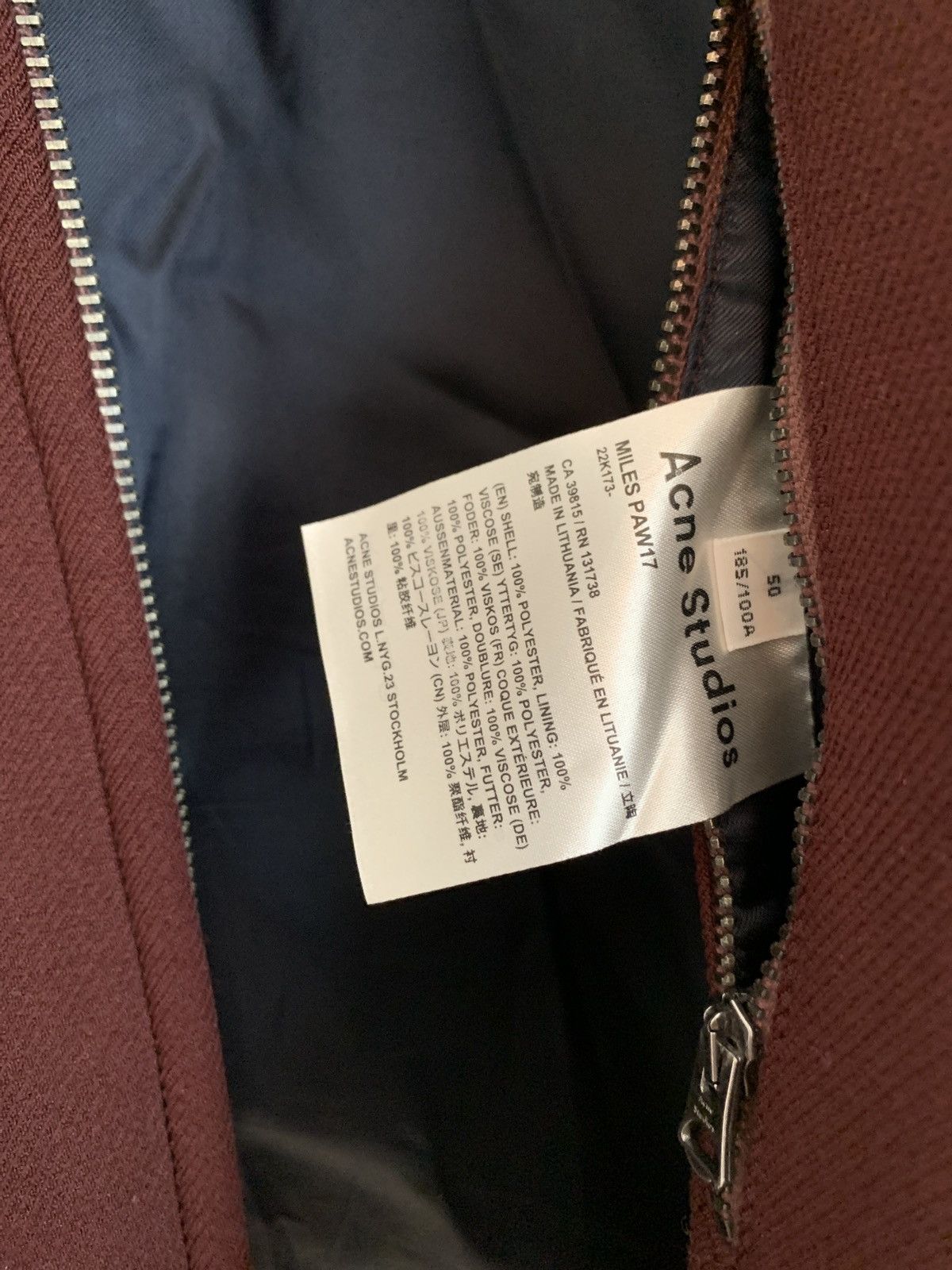 Acne Studios FINAL PRICE RARE GRAIL two tone jacket acne studios Size US L / EU 52-54 / 3 - 3 Thumbnail