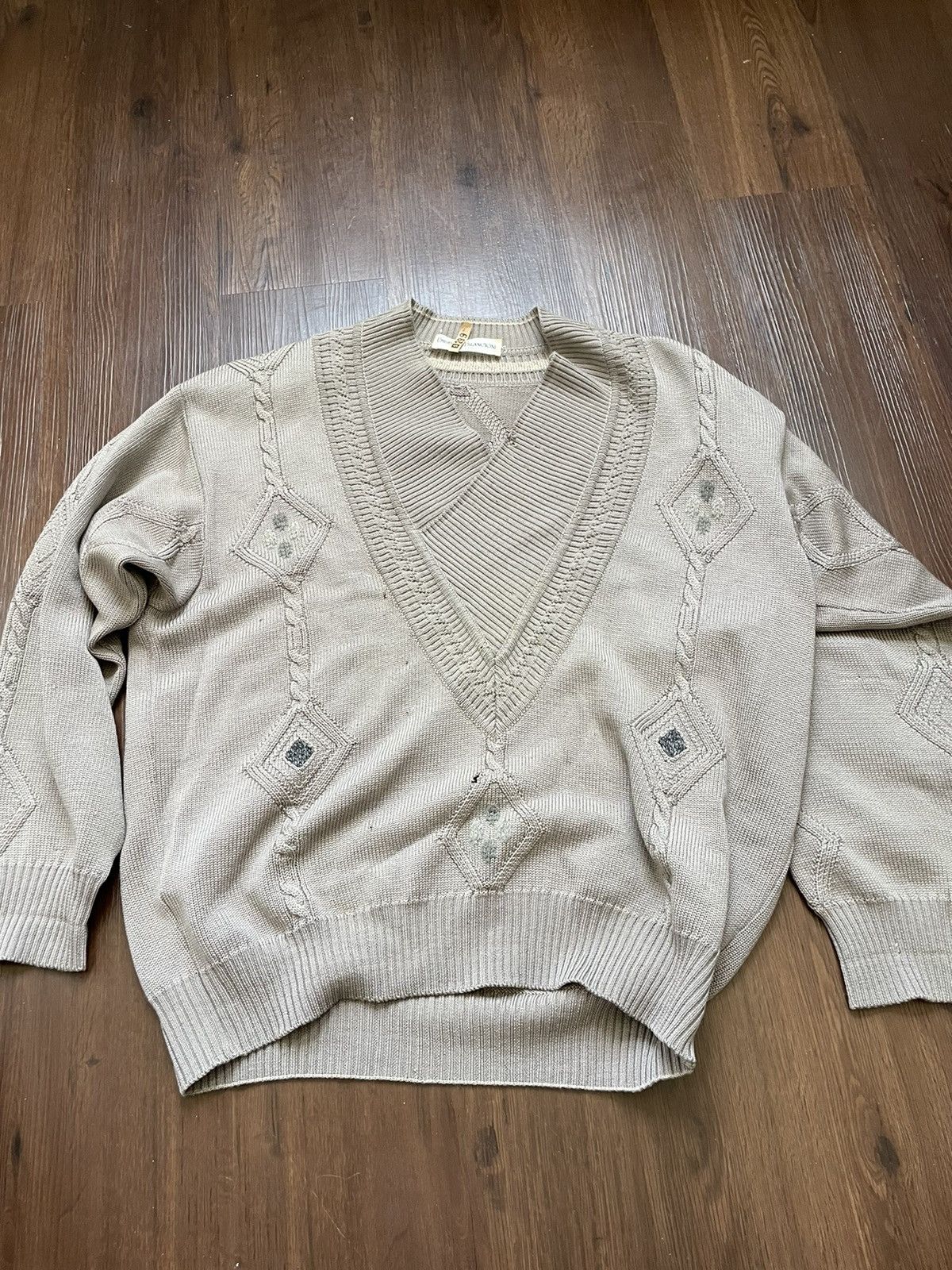 90'sヴィンテージ】UMBERTO BILANCIONI ニットブルゾン