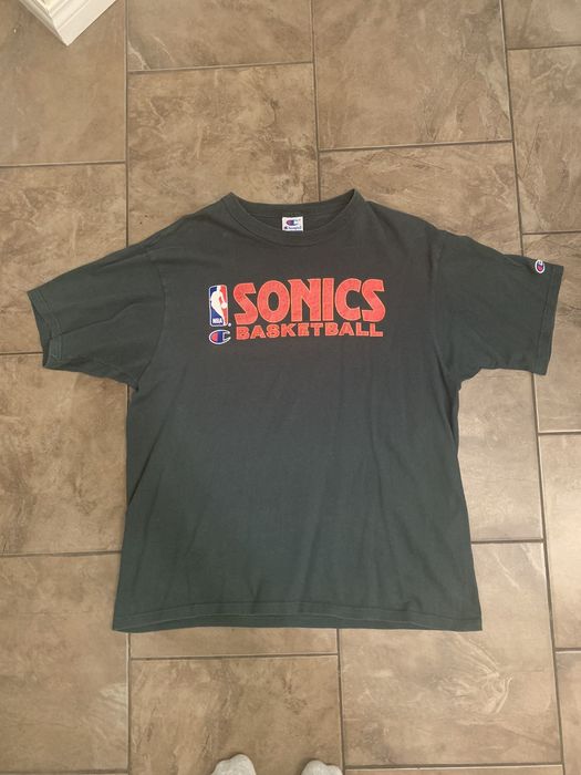 Vintage 1994 Seattle SuperSonics NBA Basketball Graphic T, Grailed