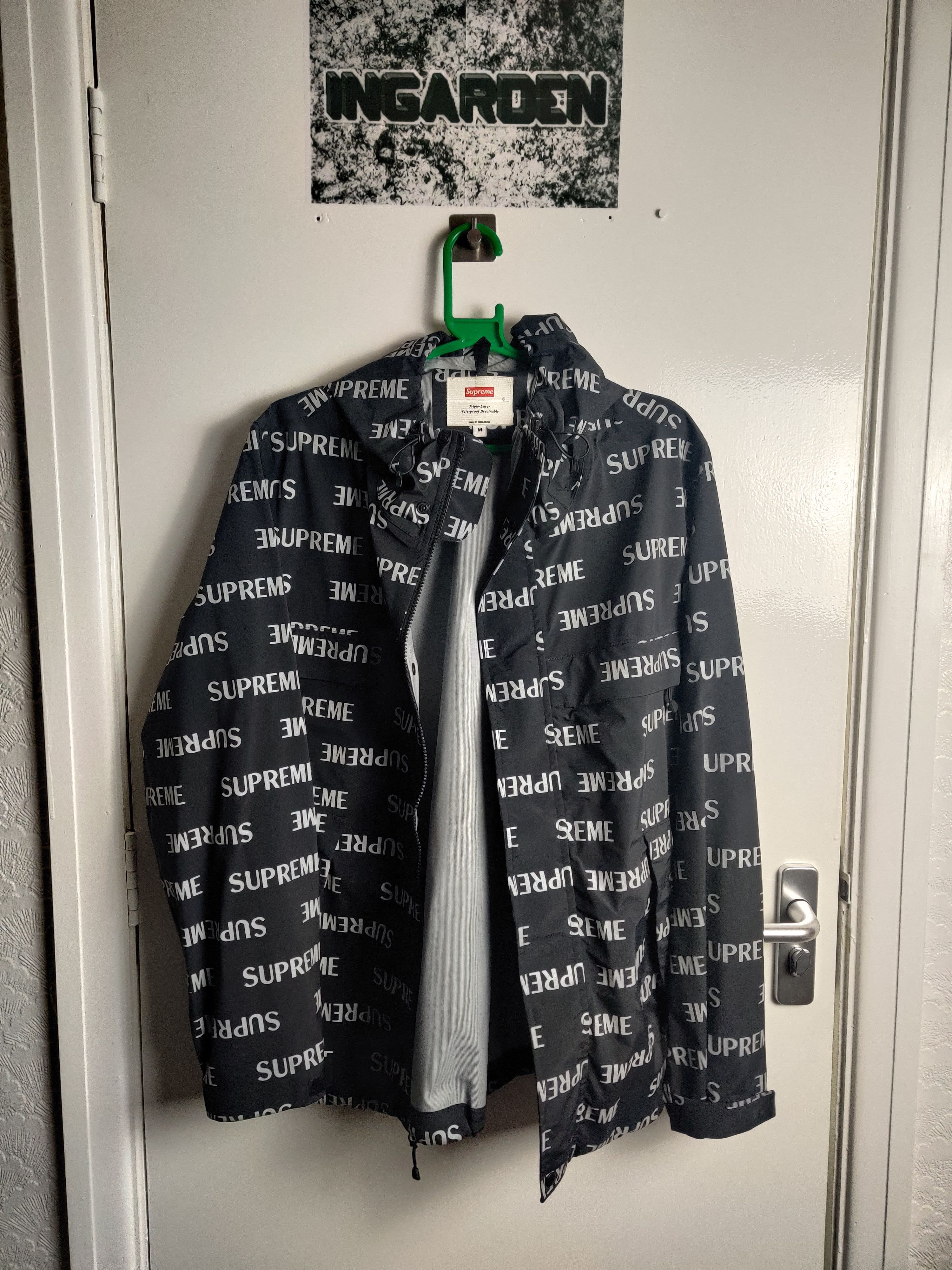 Supreme Supreme 3M Reflective Repeat Jacket Grailed