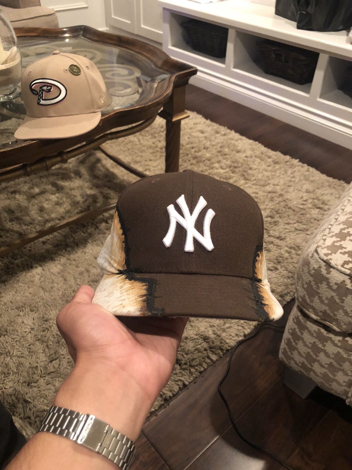 Chrome Hearts Sex Records Camo Bucket Hat