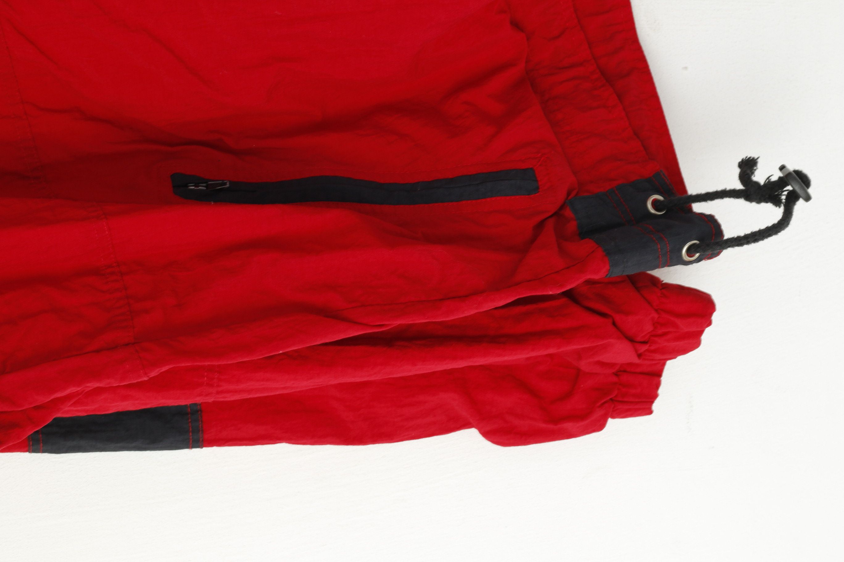 Vintage Marcel Clair Men M Pullover Jacket Red Nylon Vintage 5826 Size US M / EU 48-50 / 2 - 3 Thumbnail