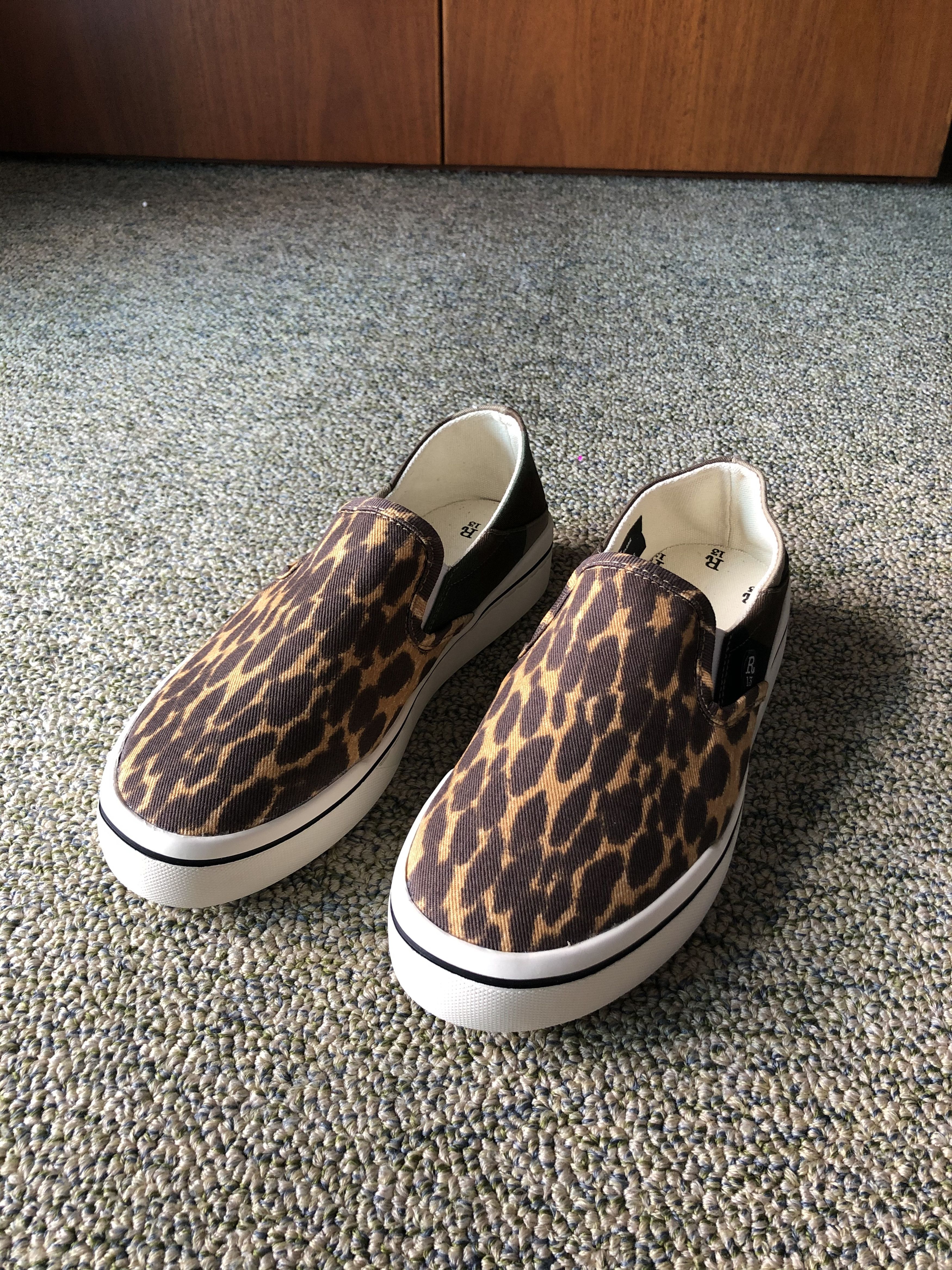 R13 R13 leopard print slip on sneakers size 7 Grailed