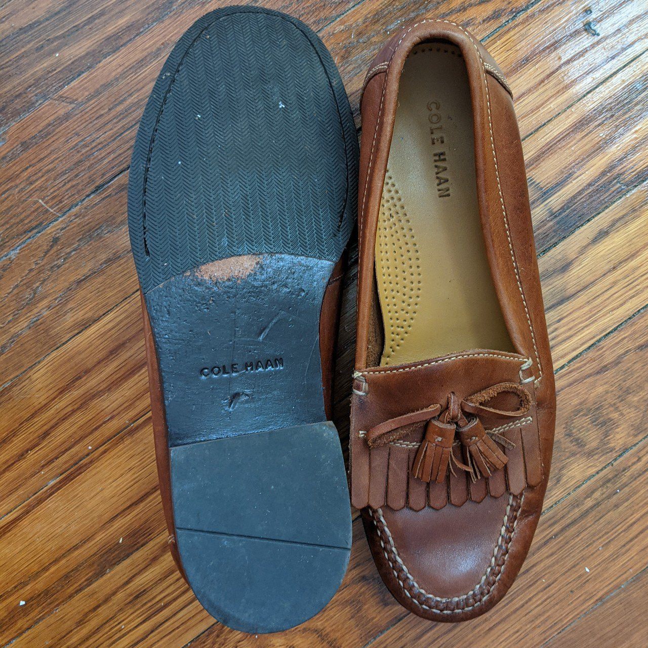 Vintage cole haan loafers hotsell