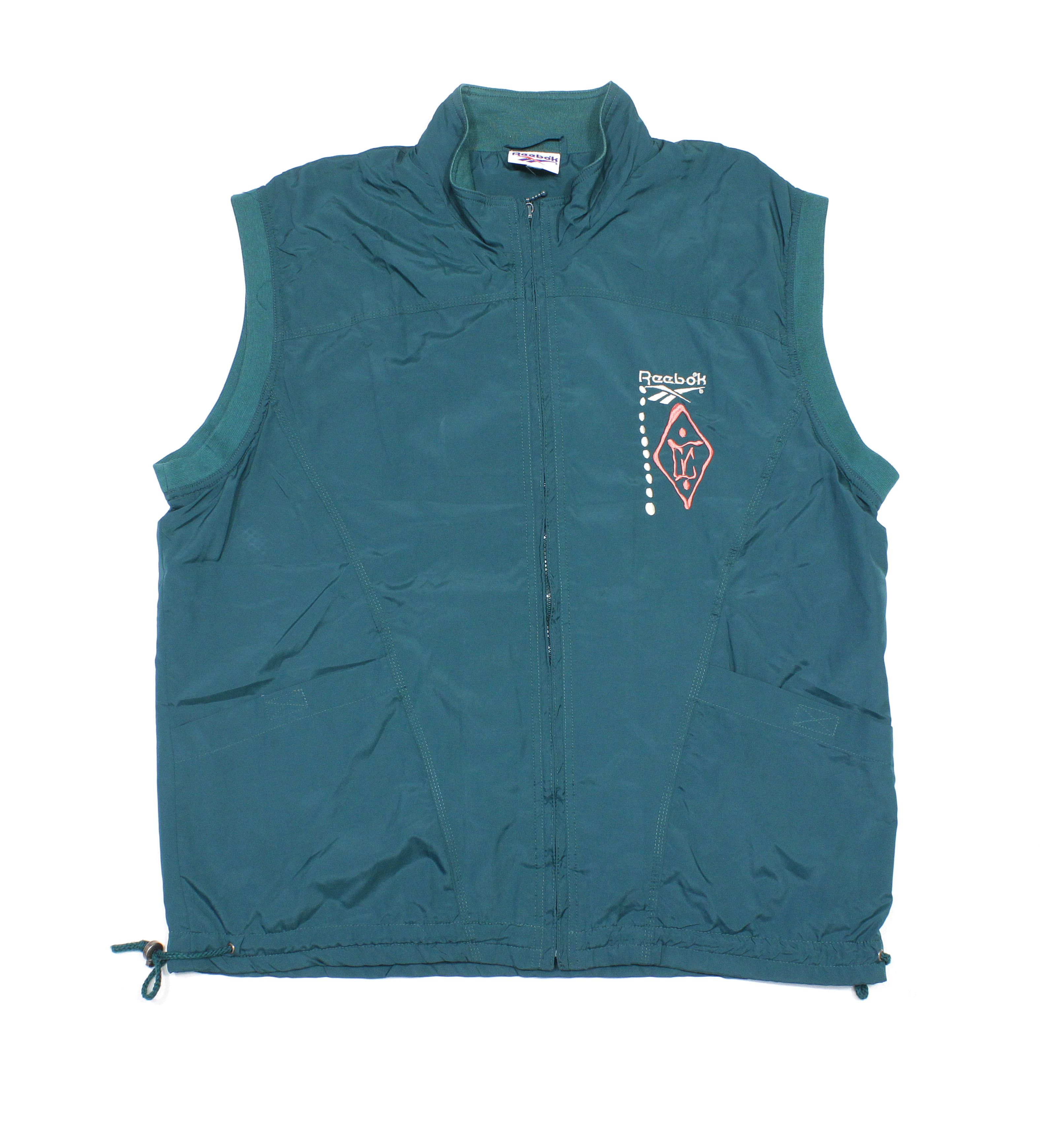 Reebok 90S Logo Nylon Vest Vintage Size US XL / EU 56 / 4 - 1 Thumbnail