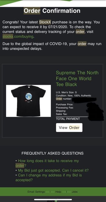 Supreme SUPREME x TNF One World Tee | Grailed