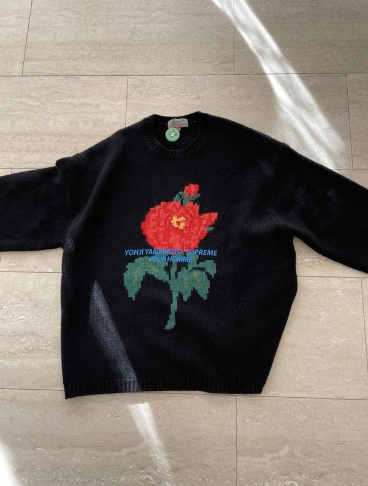 Yohji Yamamoto Supreme Sweater | Grailed