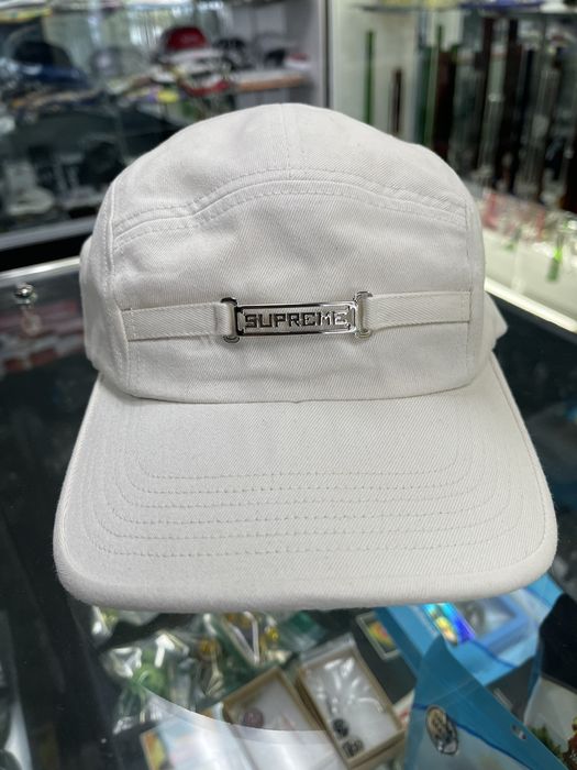 Supreme name plate camp hot sale cap