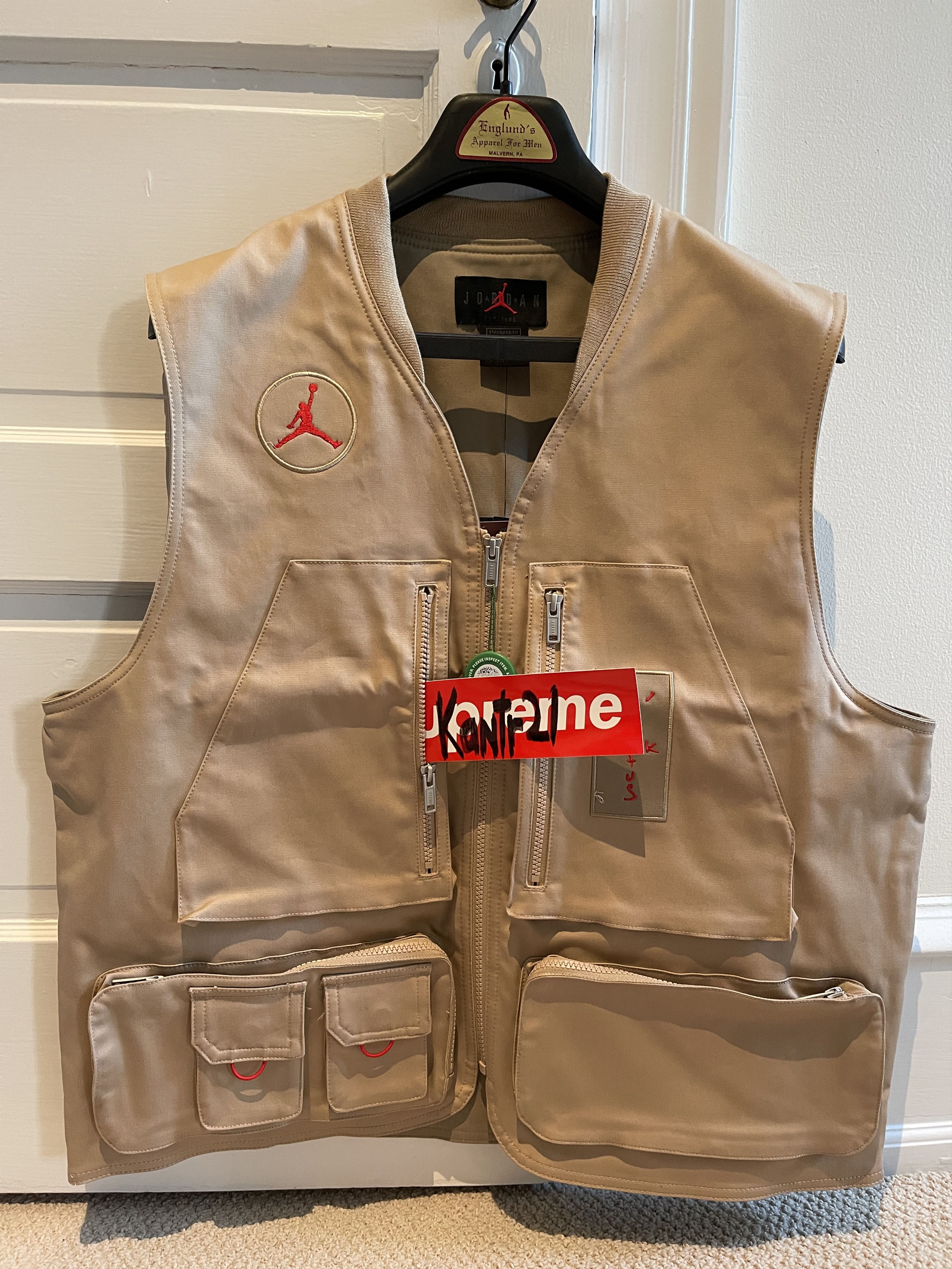 Travis Scott Travis Scott Cactus Jack X Jordan Utility Vest | Grailed