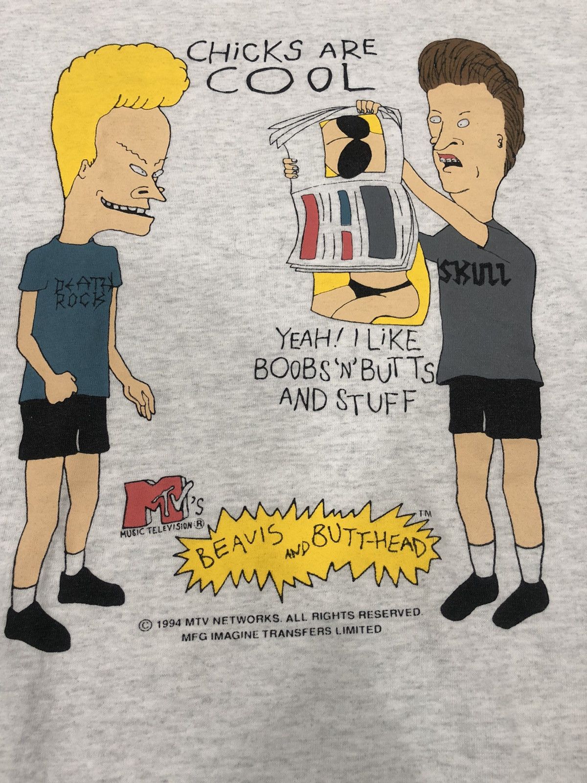 Mtv Vintage 1994 Beavis and Butthead MTV Tees Size US M / EU 48-50 / 2 - 5 Thumbnail