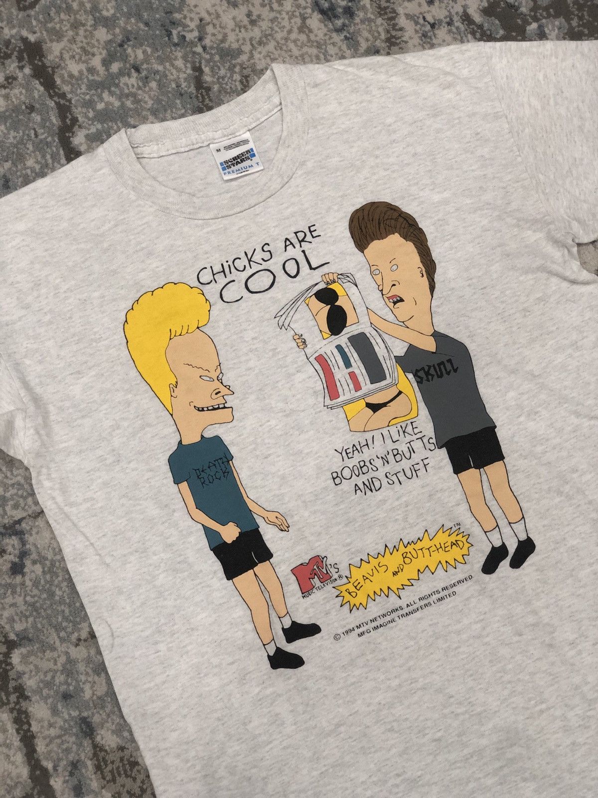 Mtv Vintage 1994 Beavis and Butthead MTV Tees Size US M / EU 48-50 / 2 - 3 Thumbnail