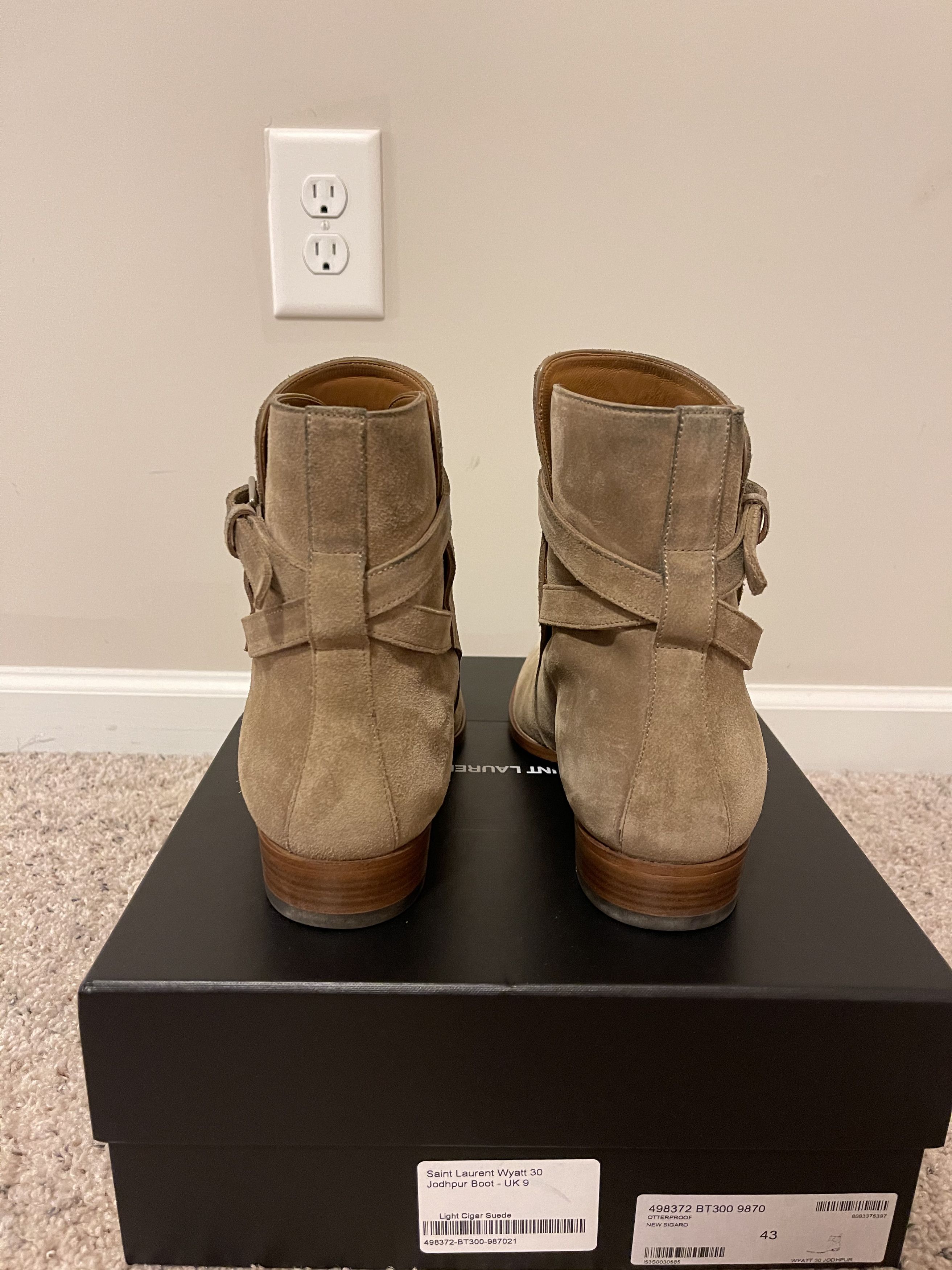 Saint Laurent Paris SAINT LAURENT WYATT 30 JODHPUR BOOT Size US 10 / EU 43 - 4 Thumbnail