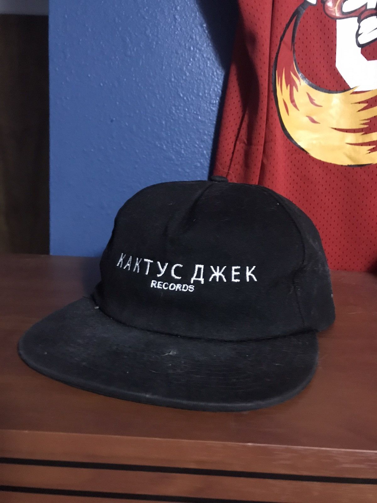 Travis Scott   (Cactus Jack) Records Russian Black Hat | Grailed