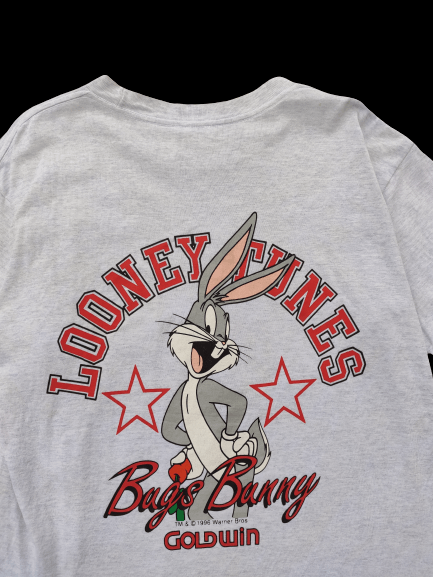 Cartoon Network 🔥 Vtg 90s Vintage Bugs bunny t shirt warner Bros Goldwin Size US M / EU 48-50 / 2 - 2 Thumbnail
