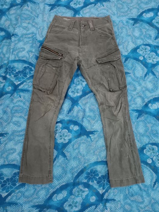 Distressed Denim Destroyed Cargo Pant Genba Clothes | Grailed