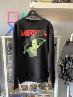 Off white discount skull mirror hoodie