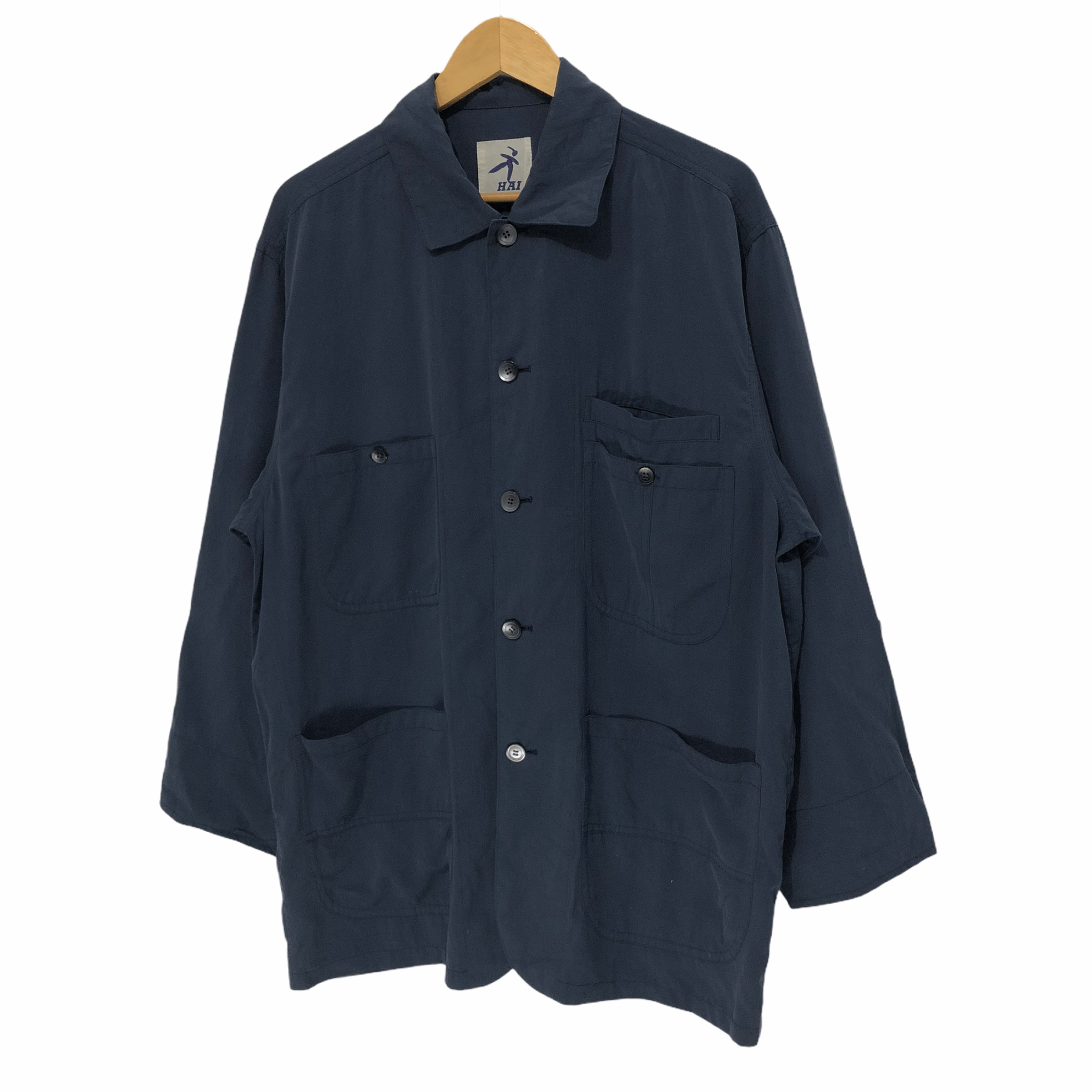 Hai Sporting Gear × Issey Miyake Hai Sporting Gear Issey Miyake Blue Button Up Shirt Size M Size US M / EU 48-50 / 2 - 5 Thumbnail