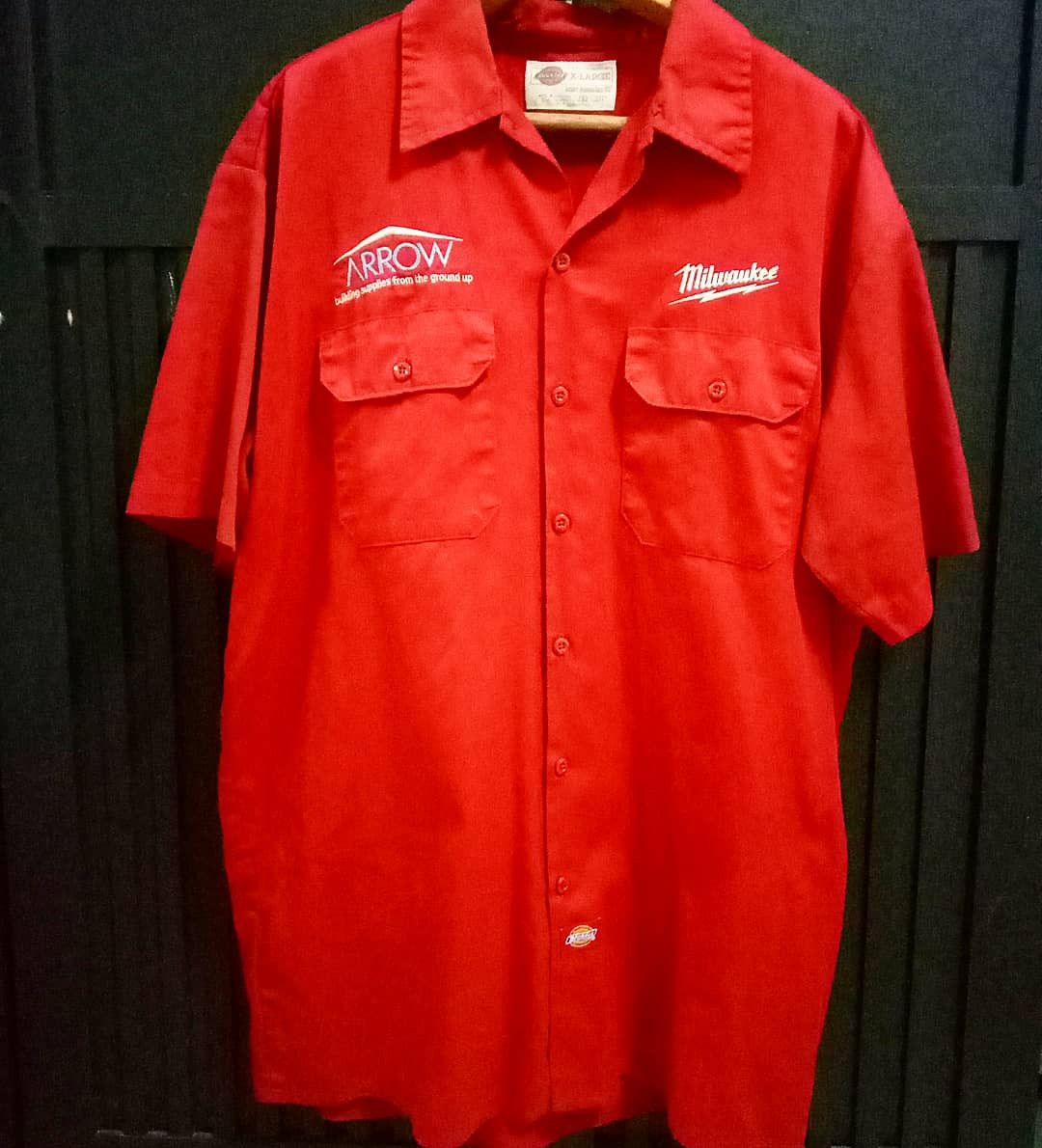 Vintage Vintage Dickies Workers Industrial shirts Engineer fashion Size US XL / EU 56 / 4 - 1 Preview