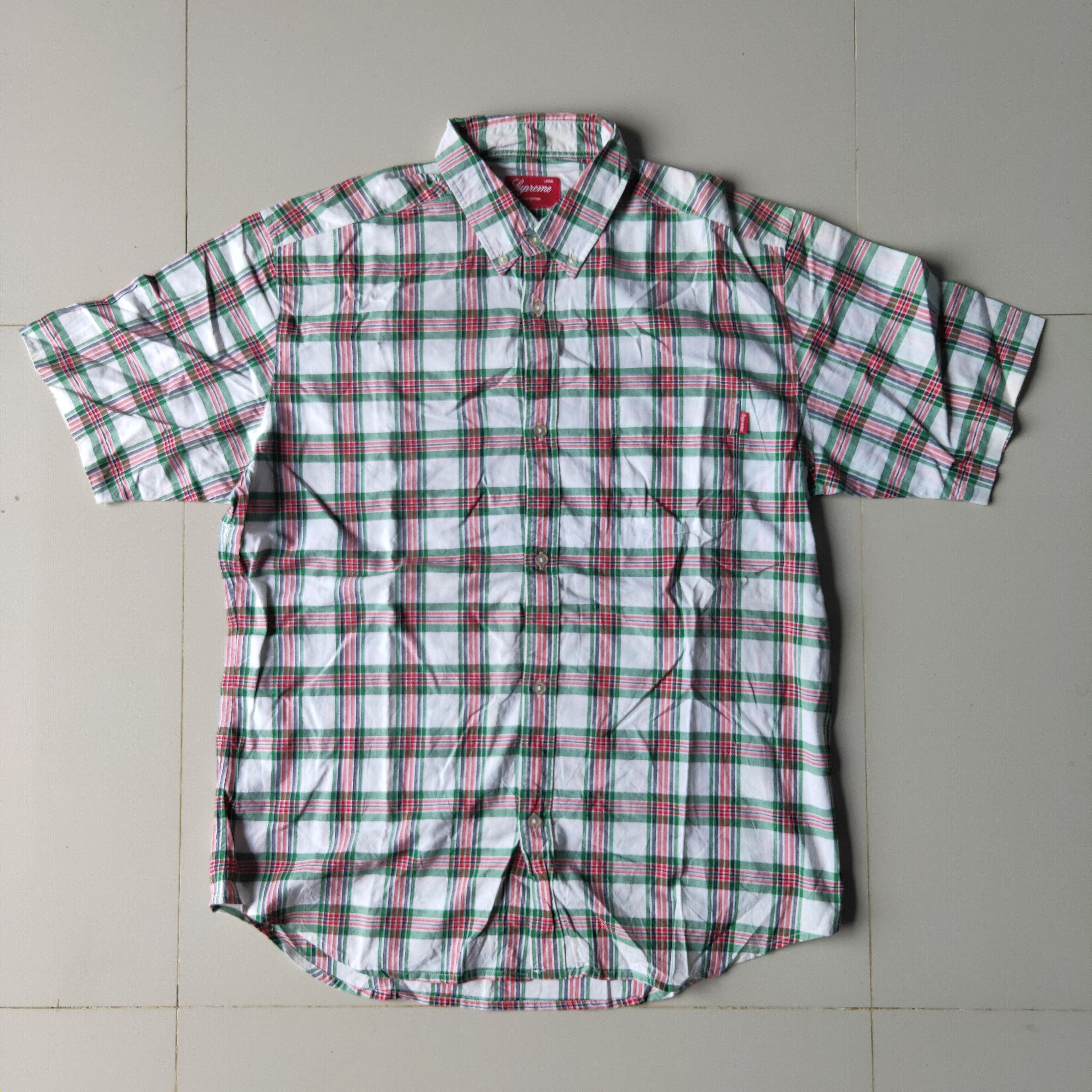 Supreme Tartan Plaid Shirt | Grailed