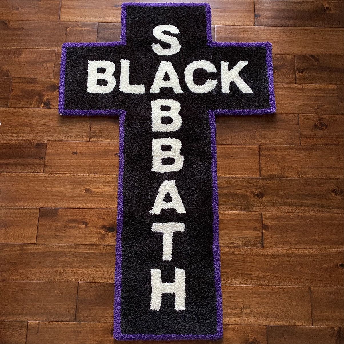 Supreme Black Sabbath Rug Black