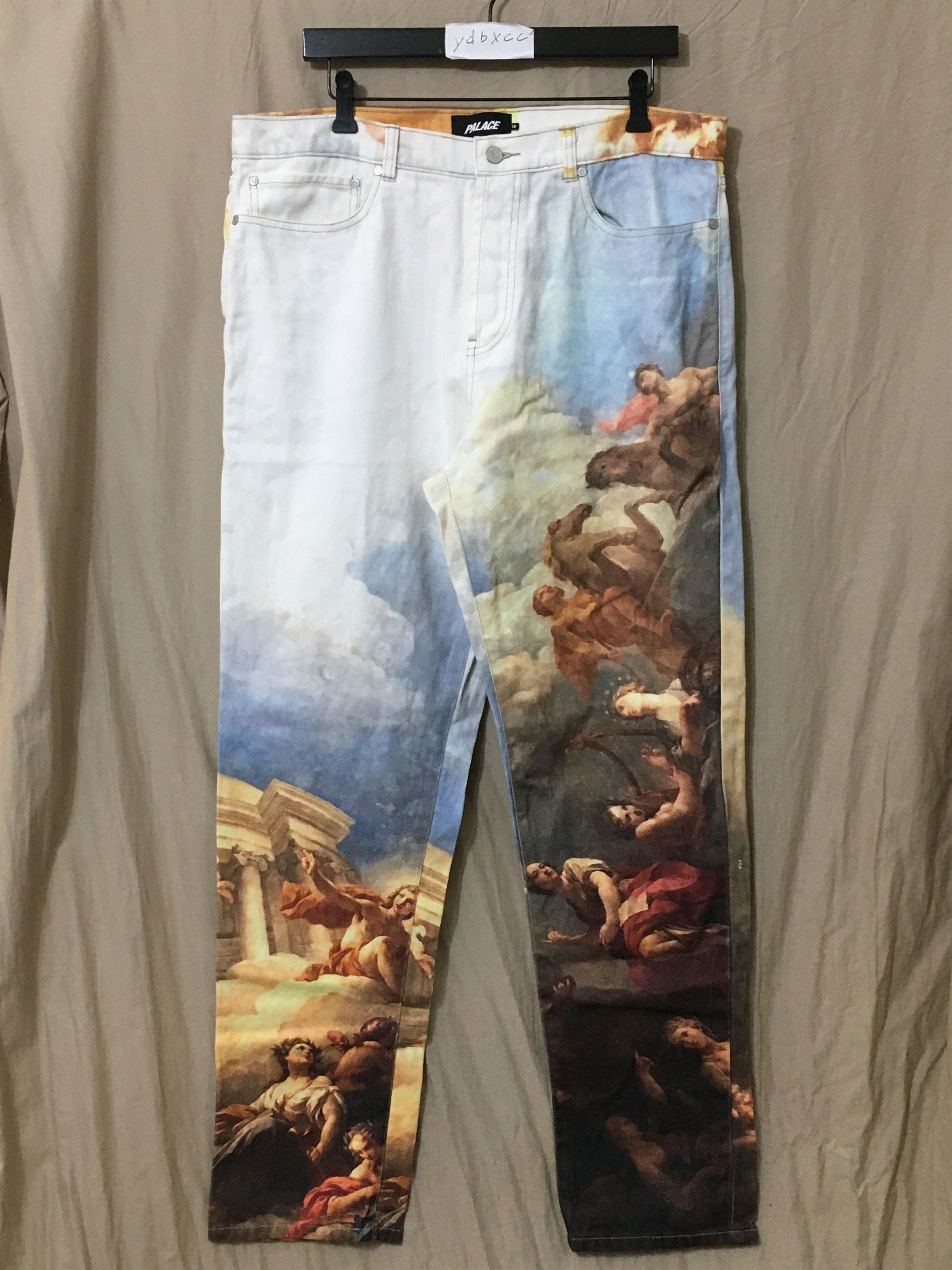 Palace FW19 PERSAILLES JEAN WHITE | Grailed