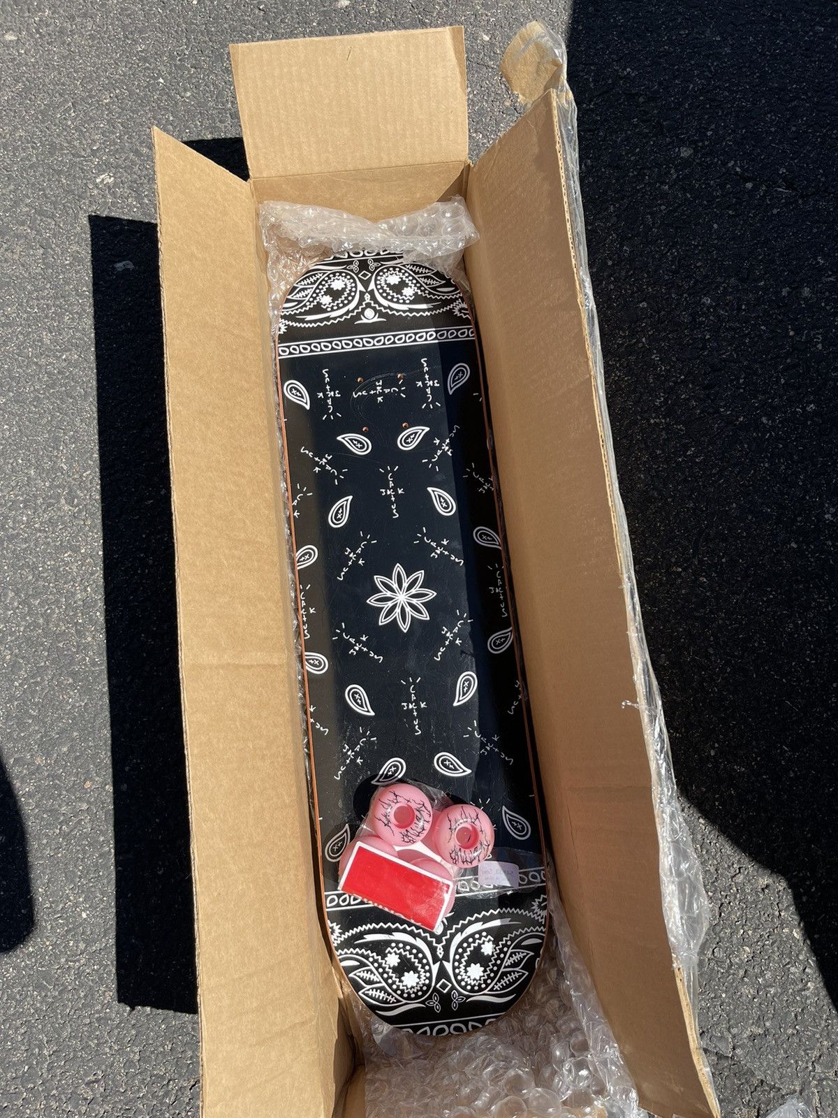 Travis Scott Travis Scott skateboard + wheels | Grailed