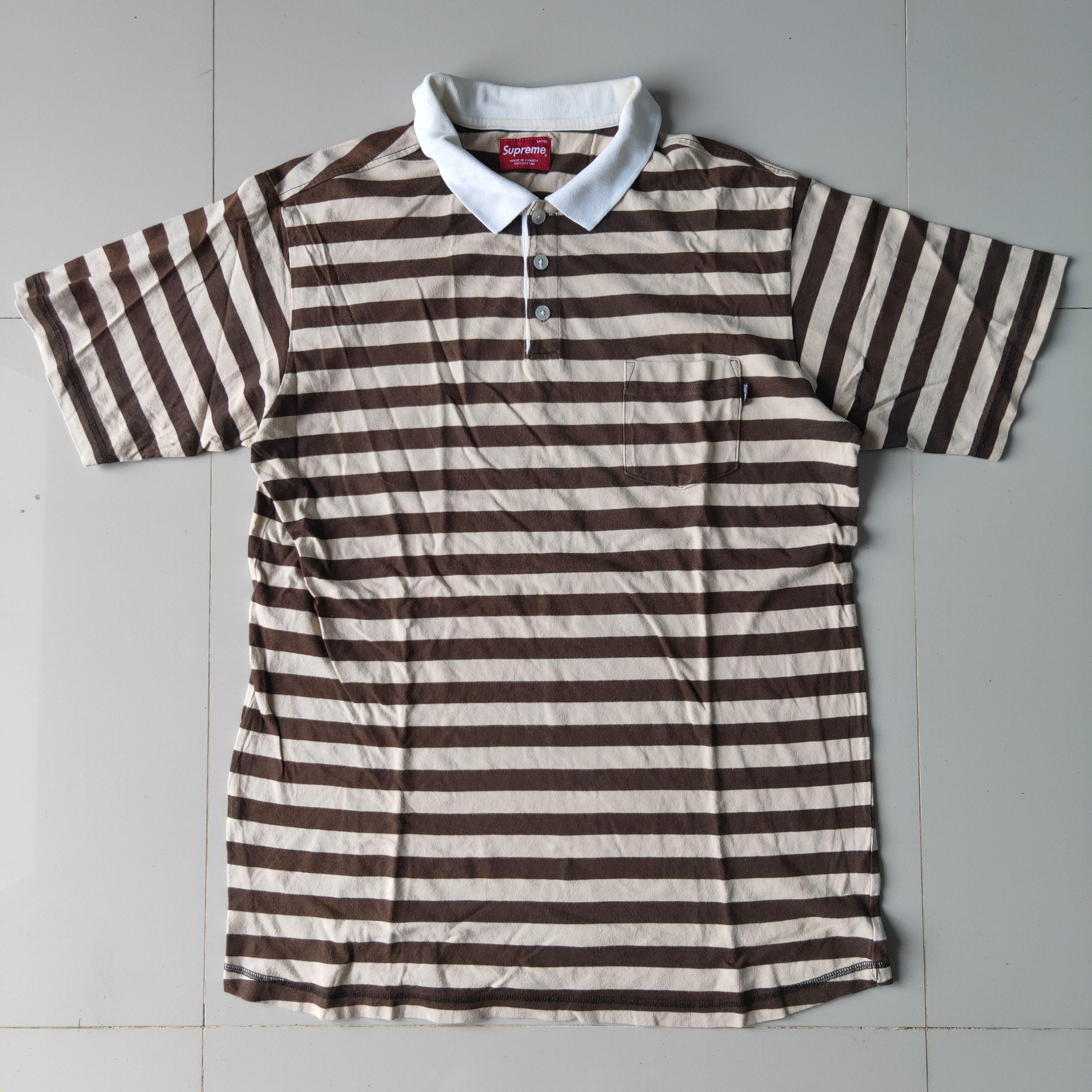 トップス supreme Heavenly Silk Polo SIZE S Supreme - Heavenly Print Silk Polo Shirt (White) – eluXive