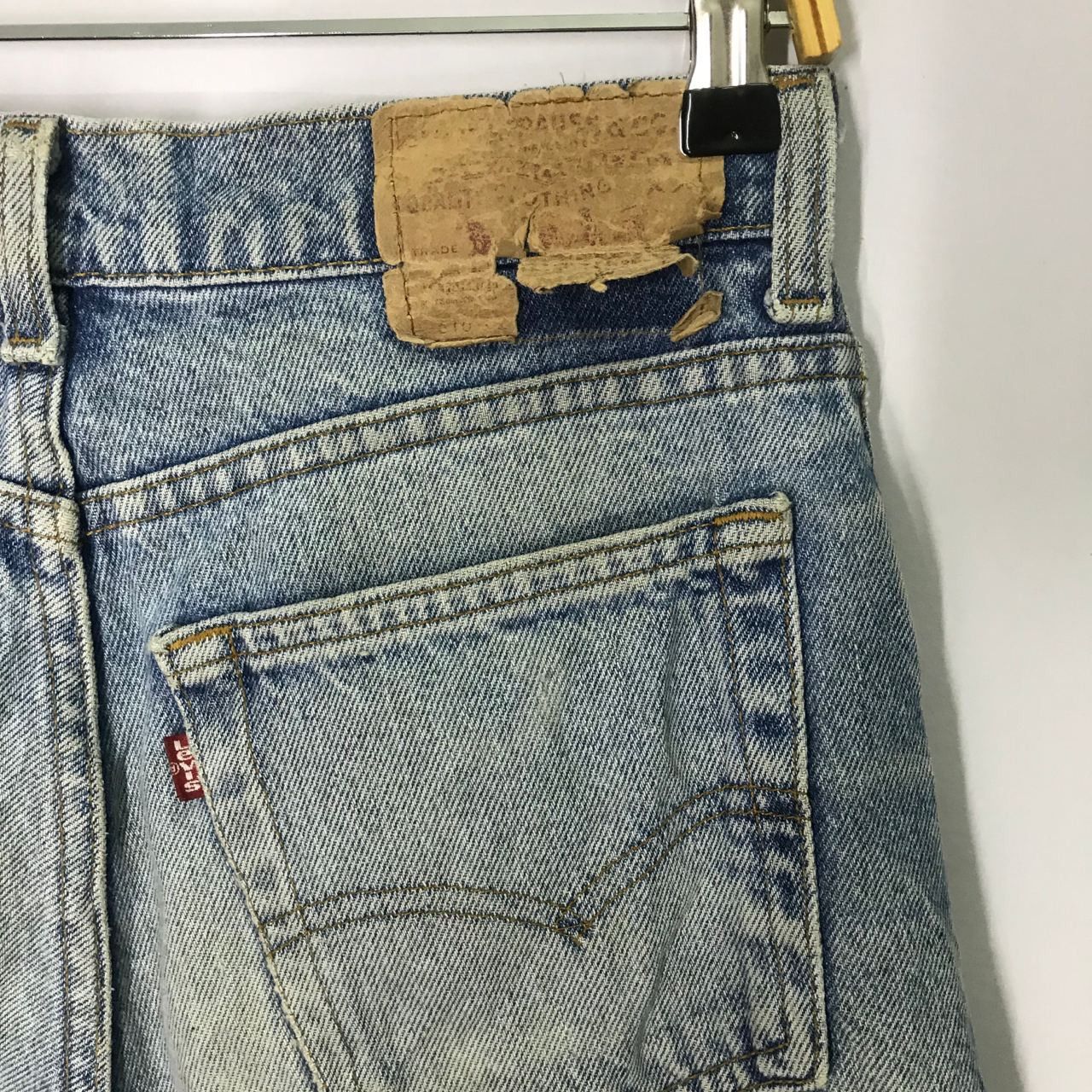 Levi's Vintage Clothing 🔥 Vintage Levi's Art Design Paints Denim Jeans Size US 30 / EU 46 - 5 Thumbnail