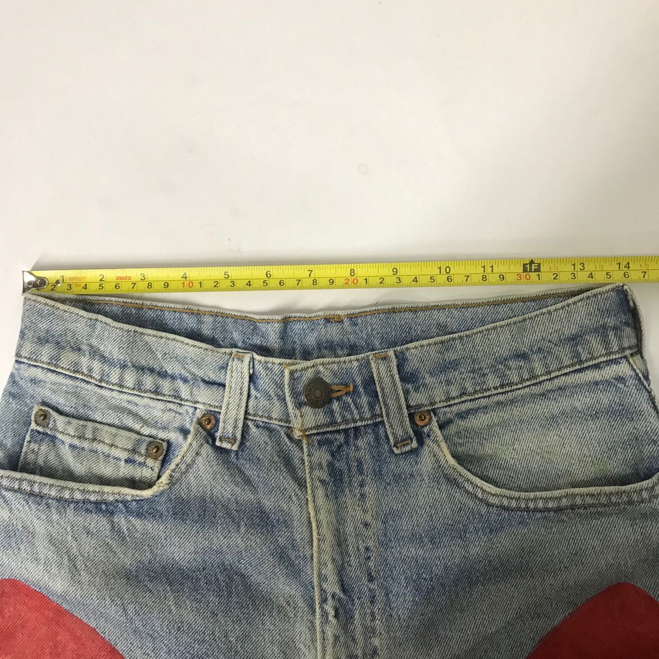 Levi's Vintage Clothing 🔥 Vintage Levi's Art Design Paints Denim Jeans Size US 30 / EU 46 - 6 Thumbnail