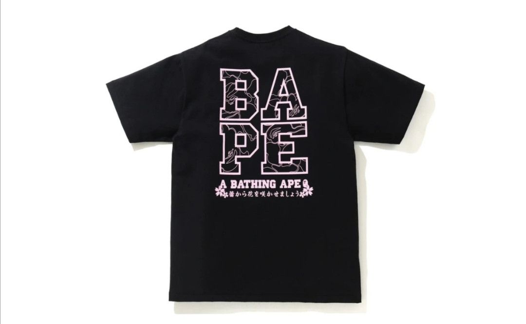 BAPE Sakura Tree Tee Black