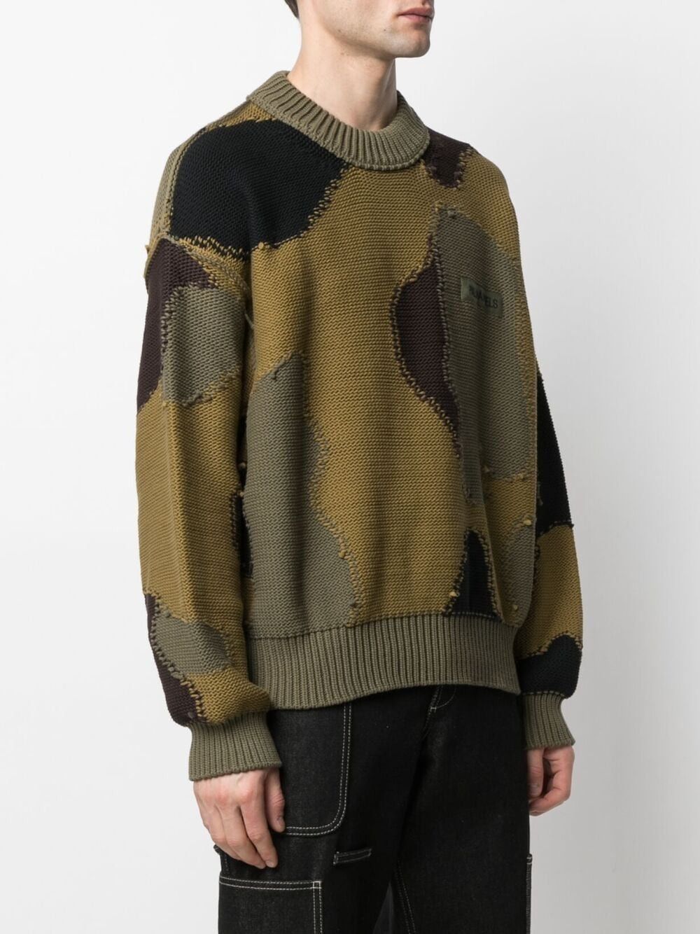 PALM ANGELS Camouflage Military Jumper