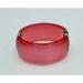 Vintage Hot Pink Lucite Bangle Bracelet - Vintage '60s Bangle - Re Size ONE SIZE - 5 Thumbnail
