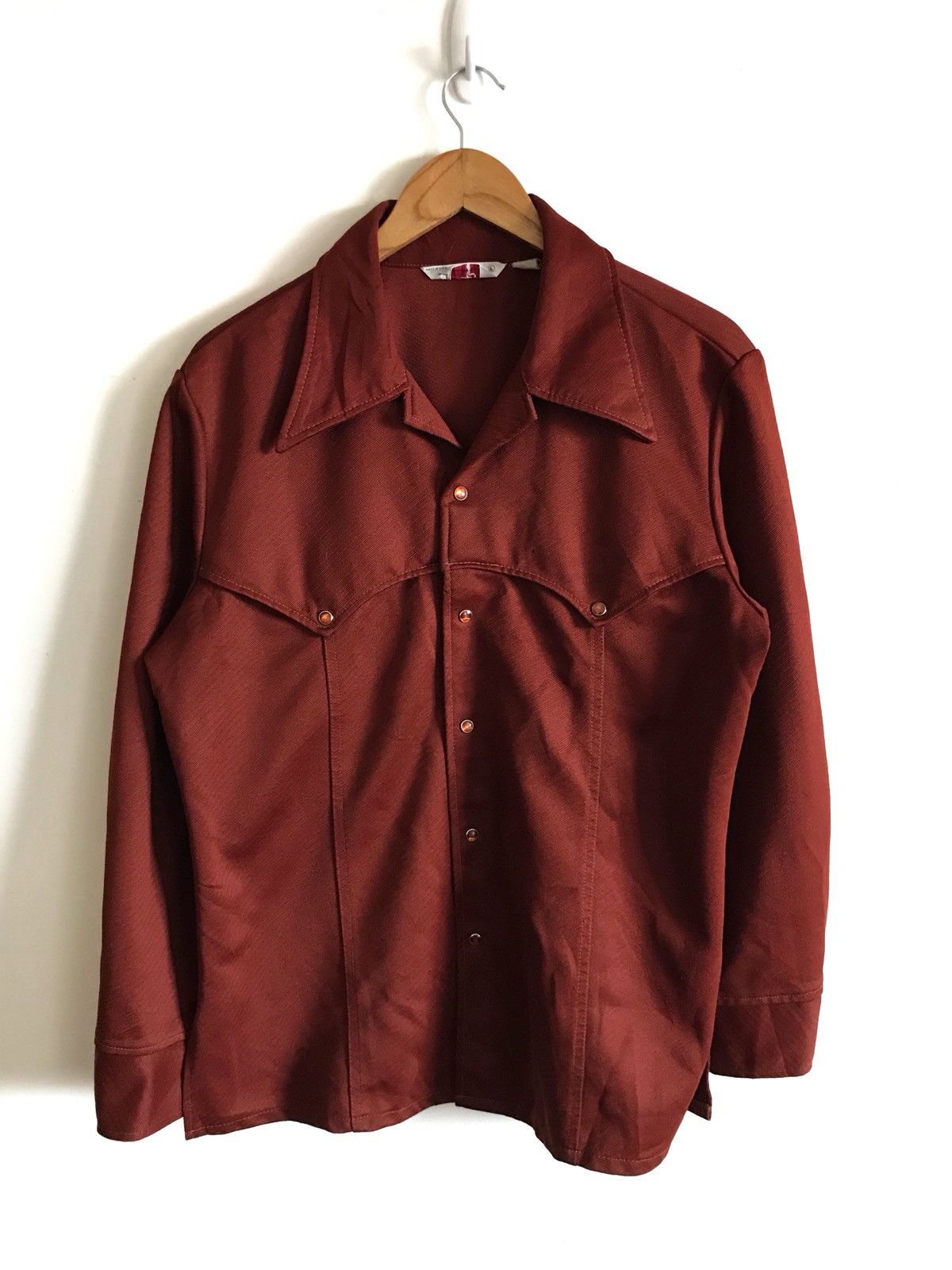 Vintage Vintage Wrangler Pearl Snap Button Shirt Jacket Made In USA