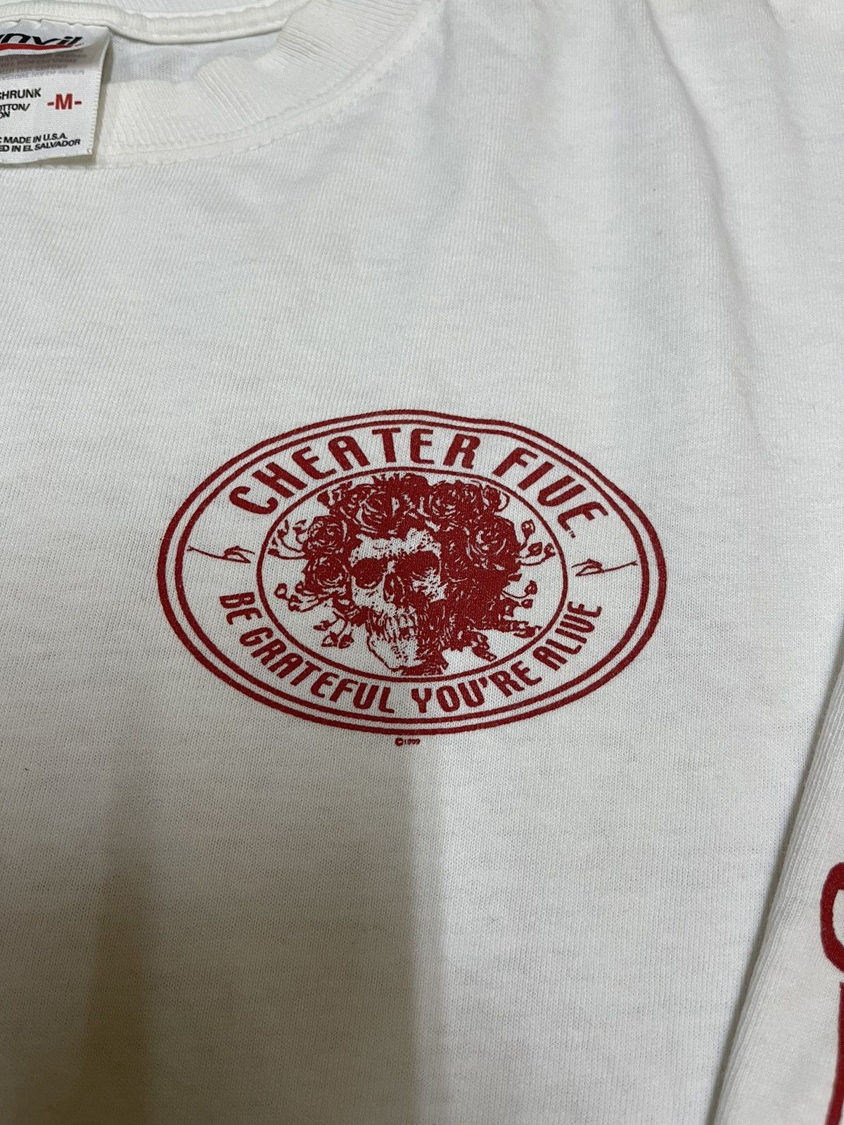 Band Tees × Designer × Vintage RARE VINTAGE GRATEFUL DEAD 1999 x CHEATER FIVE BAND TEES Size US L / EU 52-54 / 3 - 7 Thumbnail