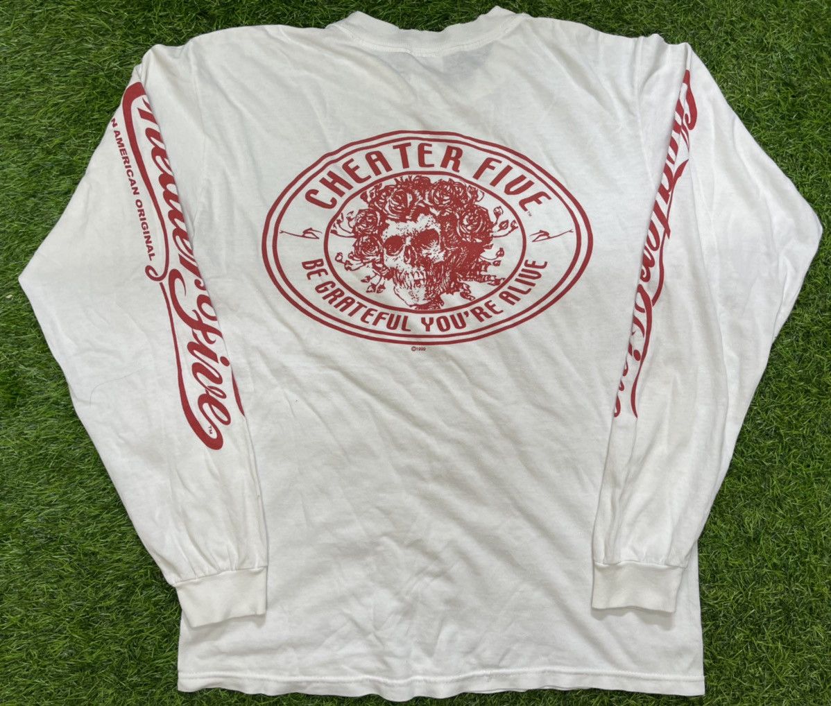 Band Tees × Designer × Vintage RARE VINTAGE GRATEFUL DEAD 1999 x CHEATER FIVE BAND TEES Size US L / EU 52-54 / 3 - 1 Thumbnail