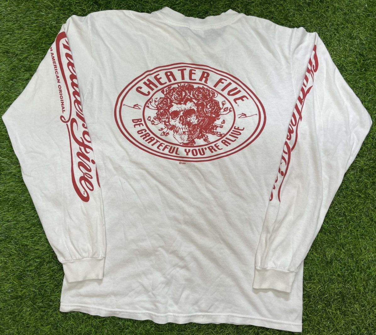 Band Tees × Designer × Vintage RARE VINTAGE GRATEFUL DEAD 1999 x CHEATER FIVE BAND TEES Size US L / EU 52-54 / 3 - 3 Thumbnail