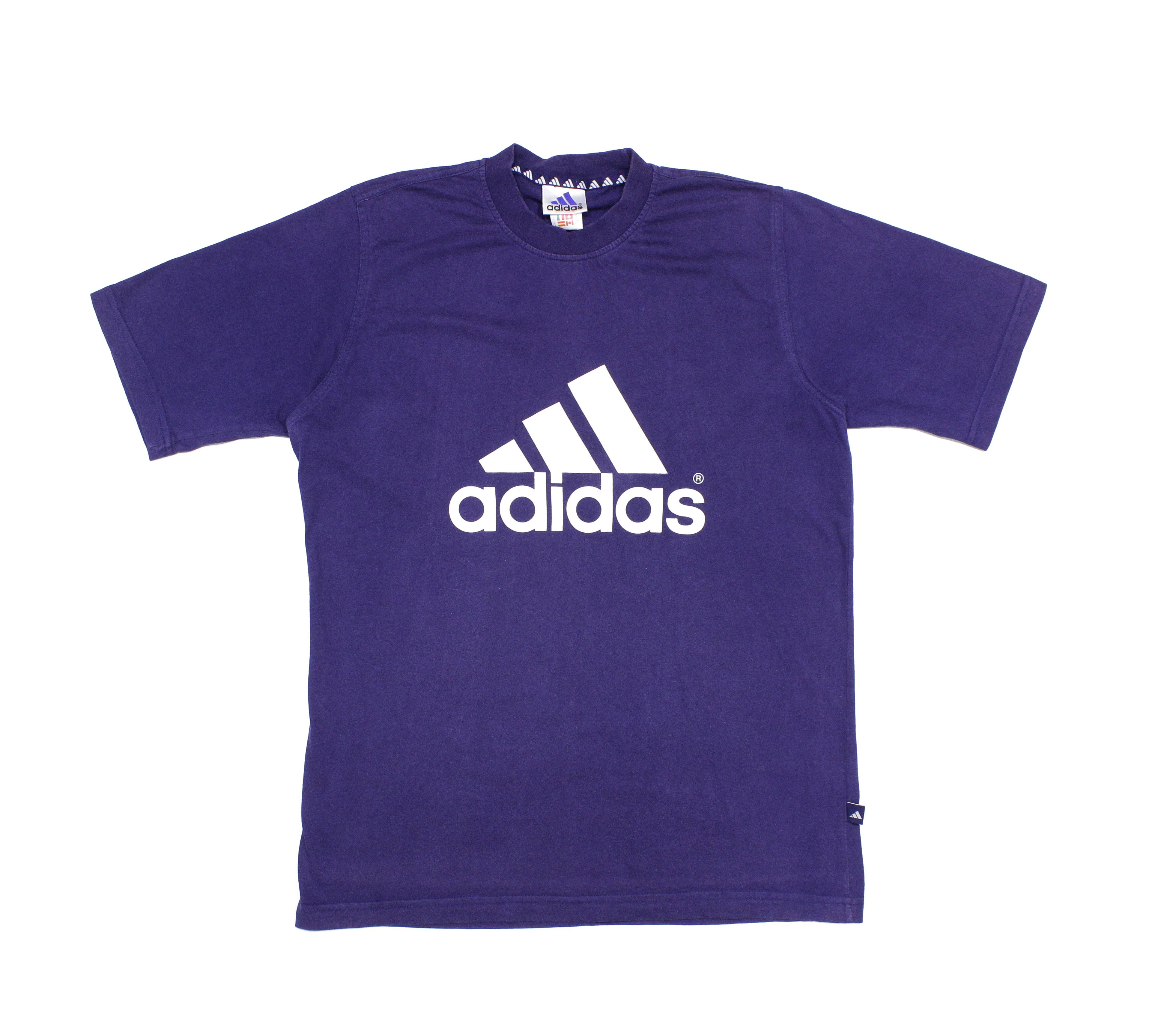 Adidas 90S Big Logo T-Shirt Size US M / EU 48-50 / 2 - 1 Thumbnail