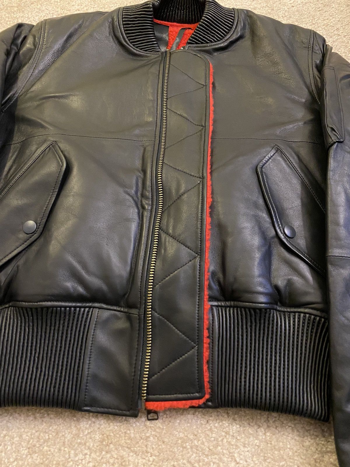 Vlone Vlone Sheep Skin Bomber Jacket Size Medium RARE Size US M / EU 48-50 / 2 - 10 Thumbnail