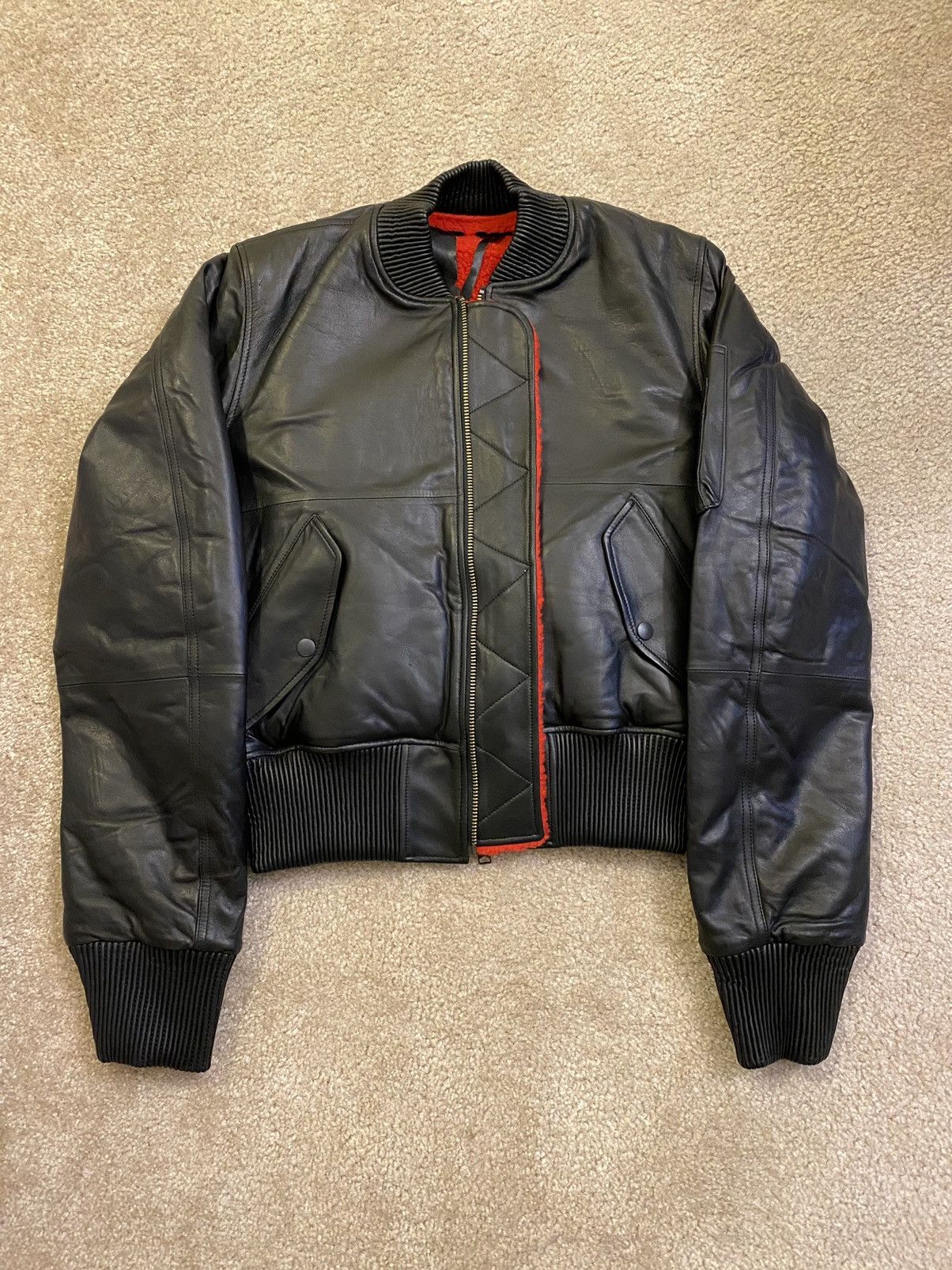 Vlone Vlone Sheep Skin Bomber Jacket Size Medium RARE Size US M / EU 48-50 / 2 - 8 Thumbnail